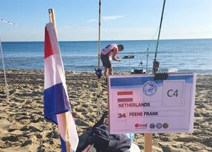 Nederlandse heren wereldkampioen kustvissen, Frank Peene wint individueel goud
