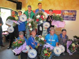 Twan Swart, Siem Dorssers en Patrick Honderd zijn  de Nederlands Kampioenen Junioren 2015