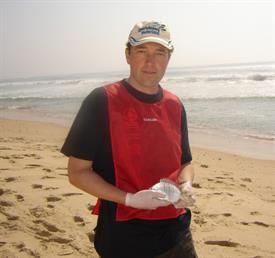 DSC05076 Jackie Minderhoud met een kleine sargo (Medium)