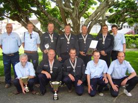 DSC05104 de twee Nederlandse teams samen Prijsuitreiking (Large)