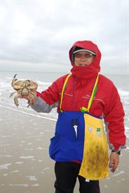 DSC_0214 Braziliaan met noordzeekrab  (Small)