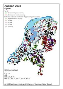 Geen uitweg voor de aal : Nog steeds veel migratieknelpunten voor de aal