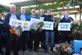 Huldiging bronzen WK ploeg