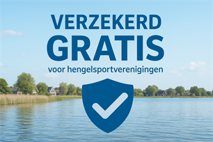 Jouw hengelsportvereniging gratis verzekerd vanaf 2026