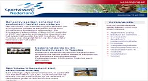Nieuwsbrief op maat van Sportvisserij Nederland