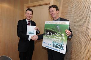 Petitie Stop de Sloop in ontvangst genomen door staatssecretaris Zijlstra