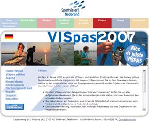VISpas website nu ook Duitstalig beschikbaar
