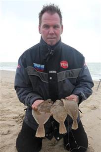 Zeevissen: scharrenbal vanaf het Zeeuwse strand
